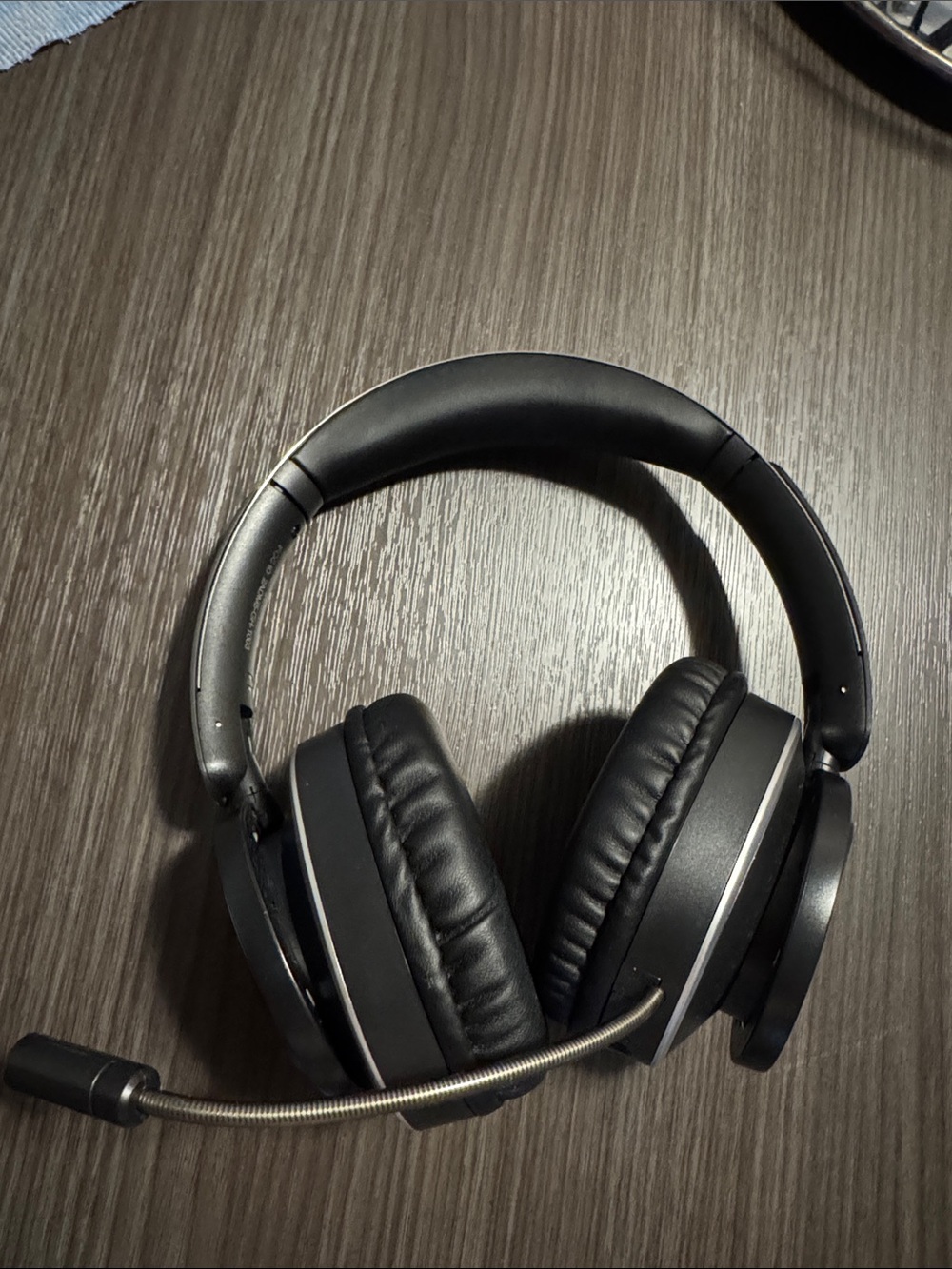 Titan Over-Ear Headset with Boom Mic in Black and Silver